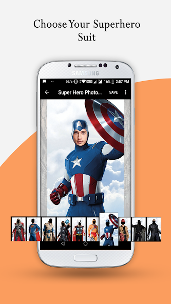 Super Hero Photo Editor Suit