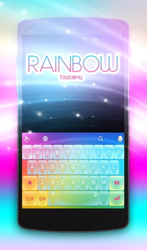 TouchPal Rainbow keyboard