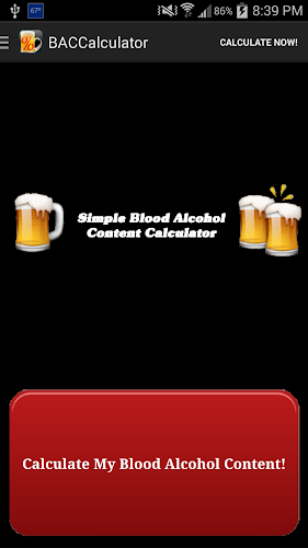 Simple Blood Alcohol Content