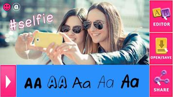 Awesome Text on Selfie Photos