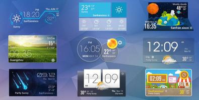 Animation Weather Cool widget