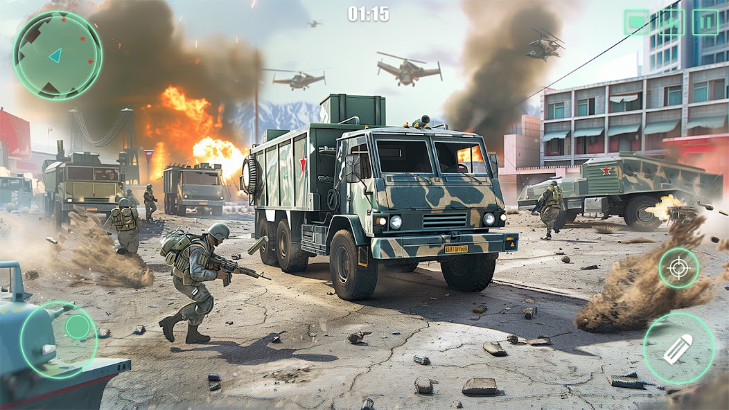 Army Vehicle Cargo: Truck Game