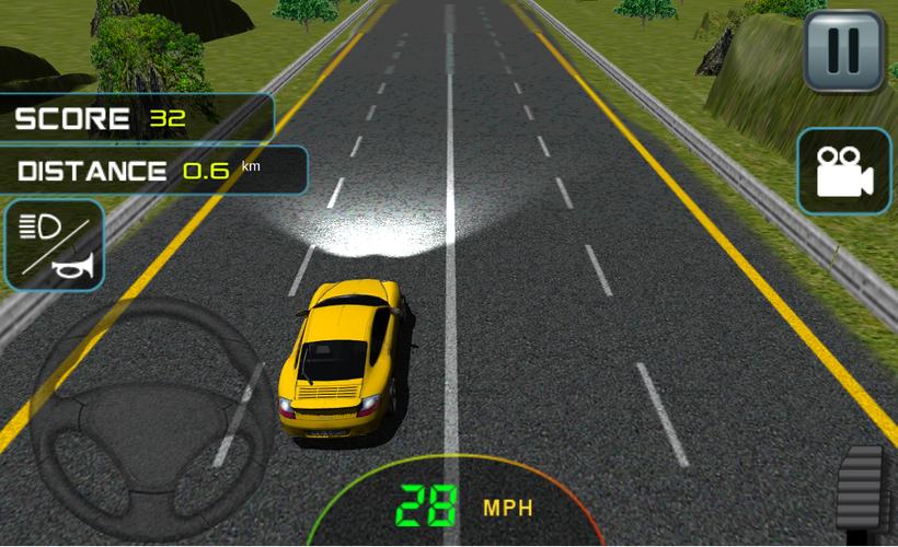 3D Highway Traffic Racer