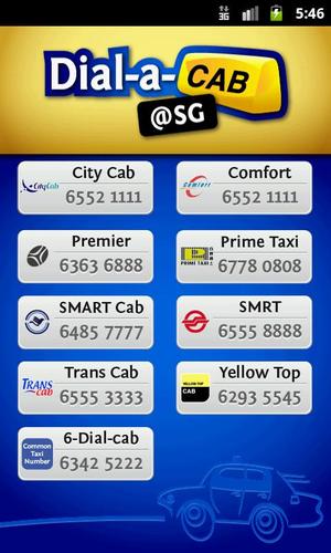 Dial a Cab@SG