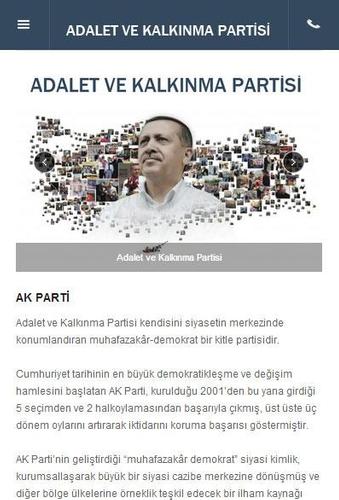 Ak Parti Mobil Uygulama