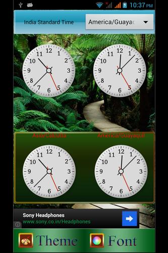 WorldClock Widget