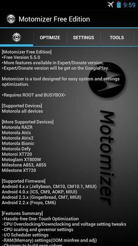 Motomizer Free Edition