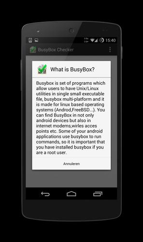 Busybox Checker