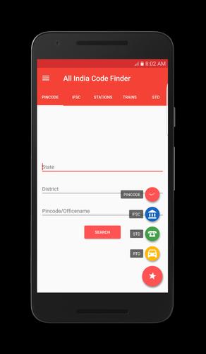 All India Code Finder