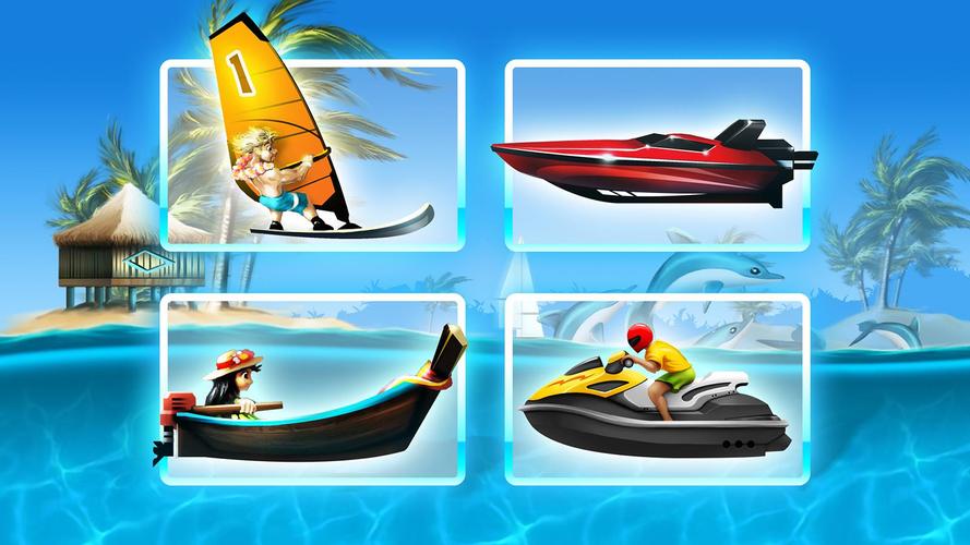 Tropical Island Boat Racing