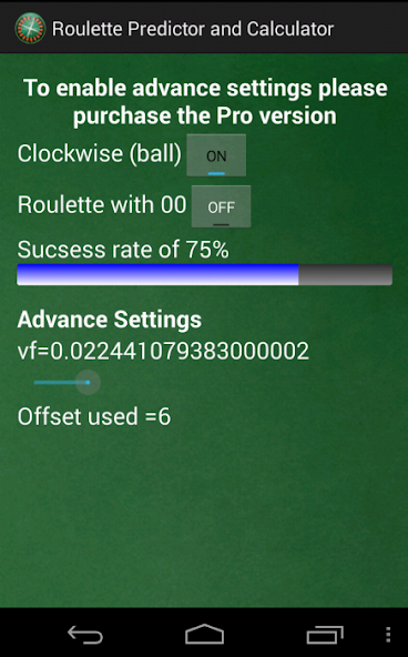 Roulette Predictor &Calculator