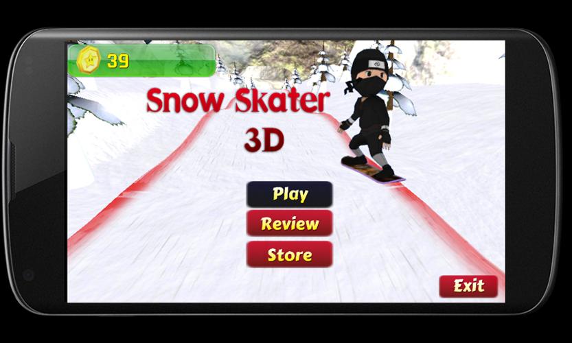 SNOW SKATING 3D