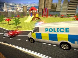 Police Mini Bus Crime Pursuit