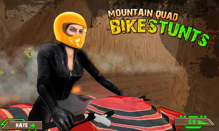 Mountain Quad Bike Stunts