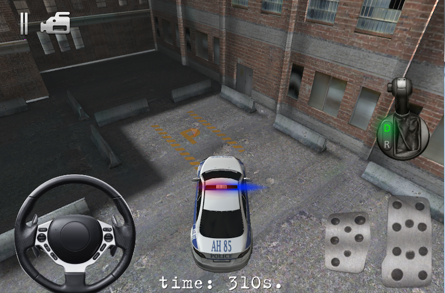 Police Car Parking Driver 3D