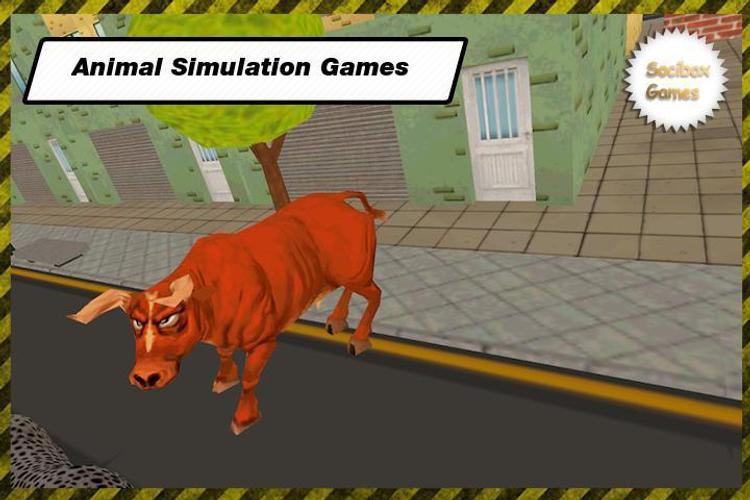 Angry Attack Bull Game 3D