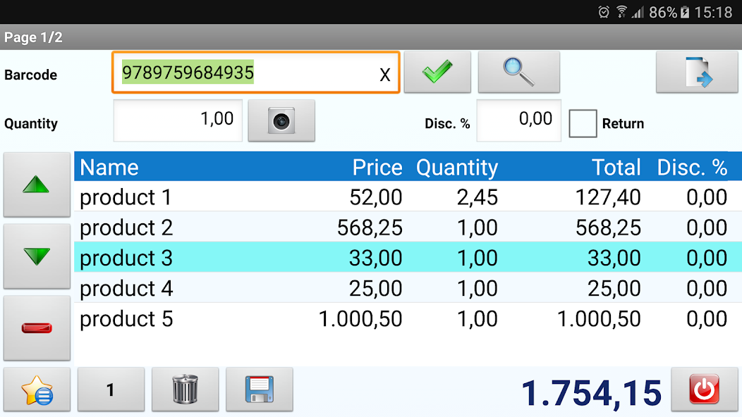 POS-Point of Sale With Barcode