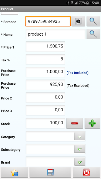 POS-Point of Sale With Barcode