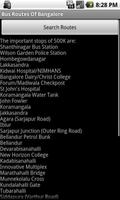 Bus Routes of Bangalore BMTC