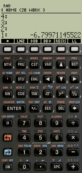 48sx, a vintage RPN calculator