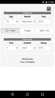 Hebrew Calendar Converter