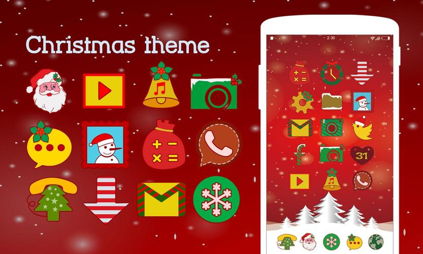 KK Launcher Christmas Theme