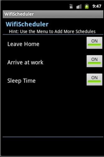 WiFi Scheduler