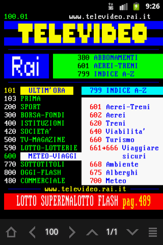 Televideo Teletext