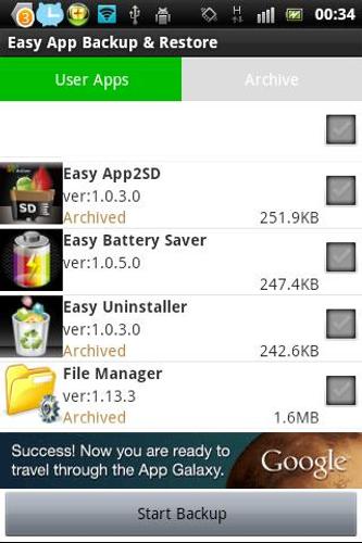 Easy App Backup & Restore