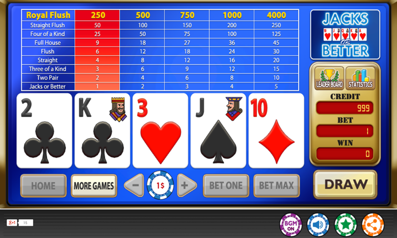 Casino Video Poker