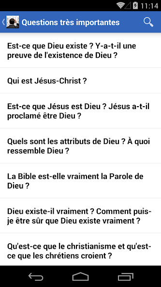 Des questions?