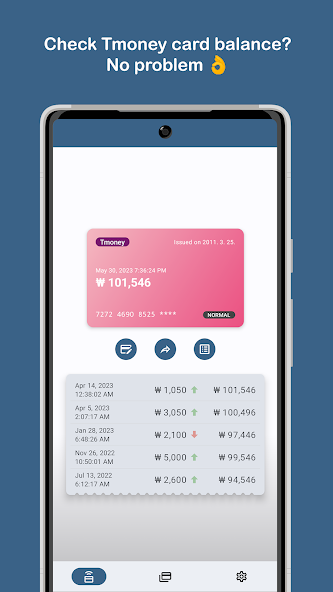 Korea Transit Card Balance