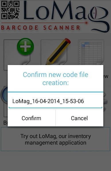 LoMag Barcode Scanner