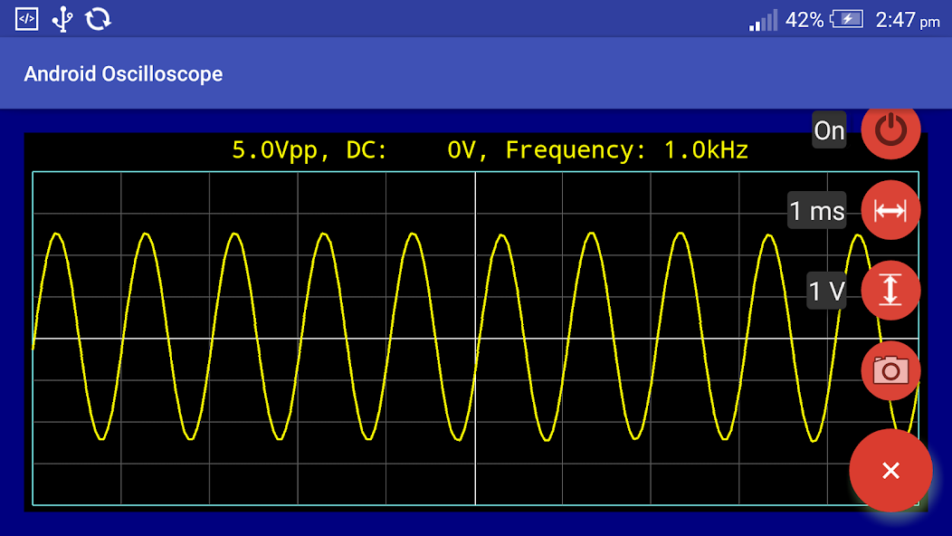 USB Accessory Oscilloscope