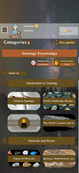 Geology Knowledge Quiz