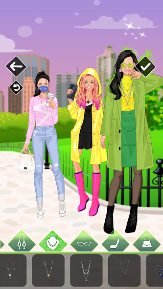 Spring dress up game