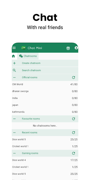 ChatMini - Chat and text games