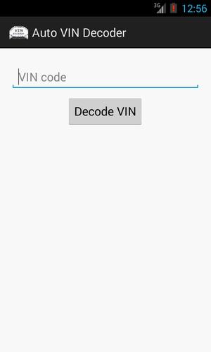 Auto VIN Decoder