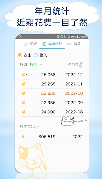 Track Budget&Expense -Cute Cat