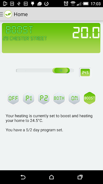 Home Automation Remote Heating