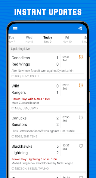 Scores App: NHL Hockey Scores