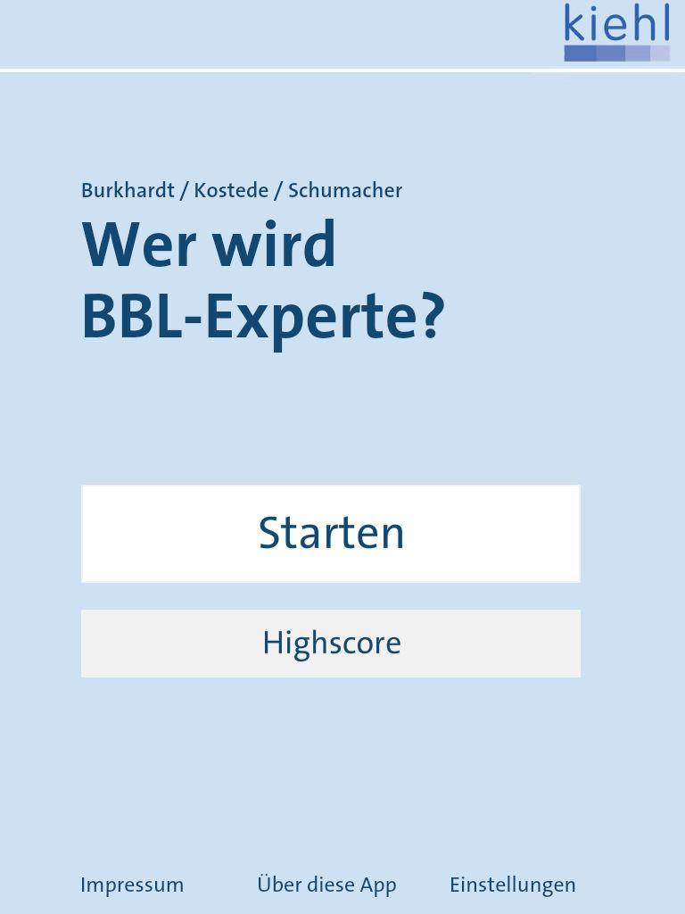 Wer wird BBL-Experte