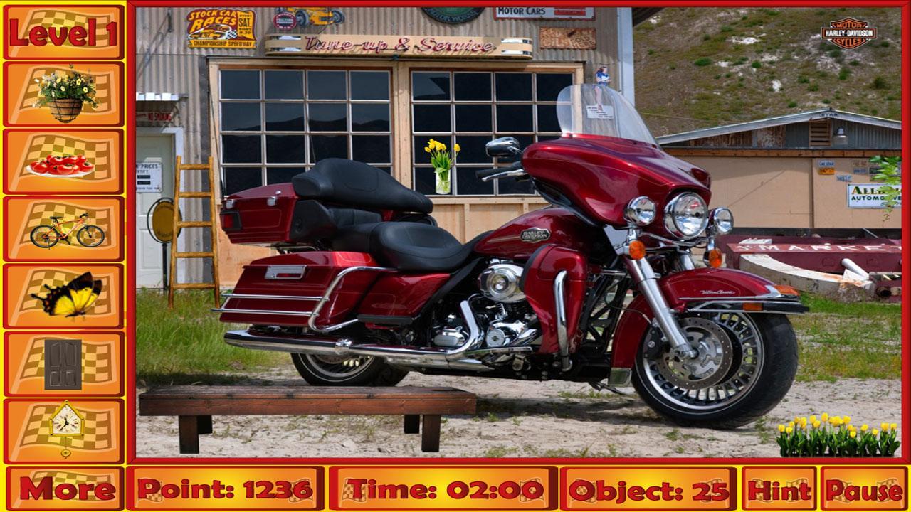 Hidden Objects - Motorcycles