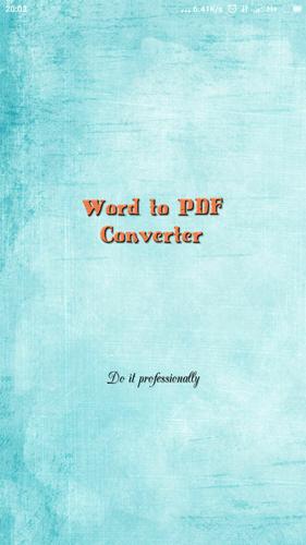 Word to PDF Converter