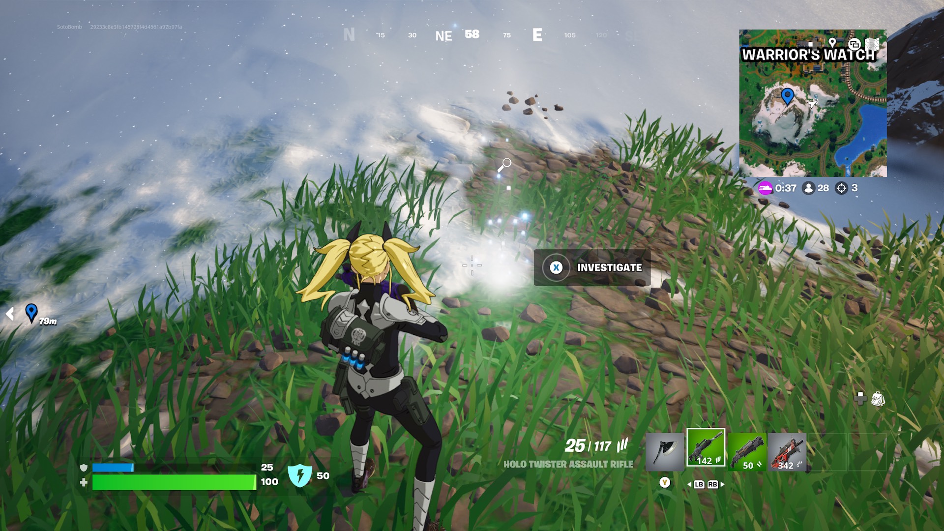 วิธีติดตามร่องรอยของดาวหางในภูเขาใน Fortnite