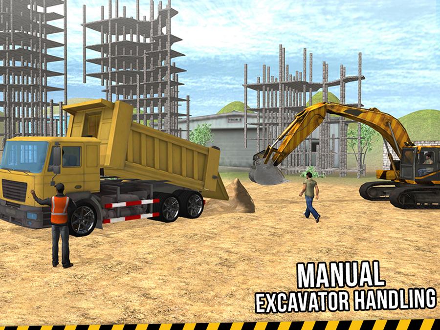 Excavator Crane Simulator 3D