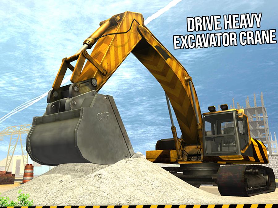 Excavator Crane Simulator 3D