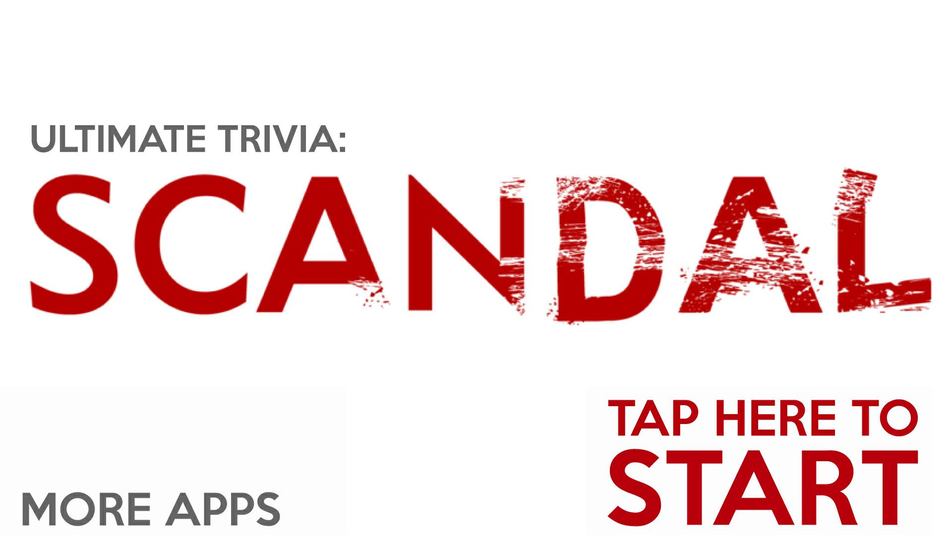 Ultimate Trivia for Scandal