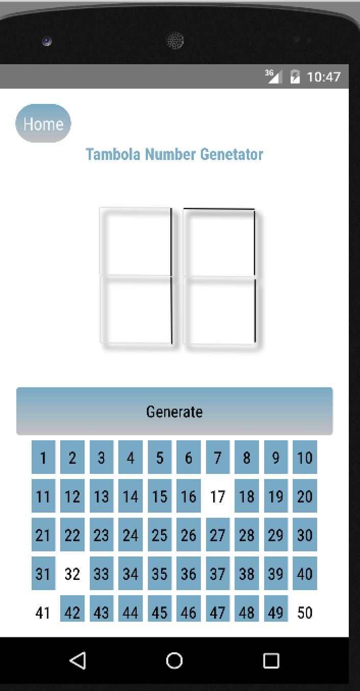 Housie/Tambola Number Picker