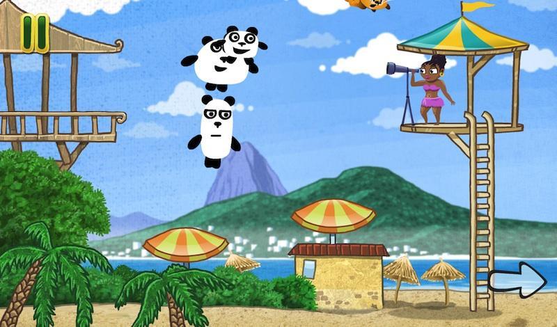 3 Pandas in Brazil